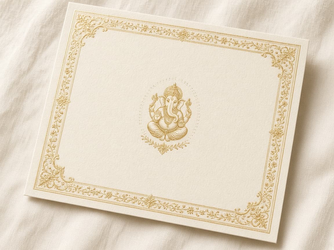 Hindi and English card